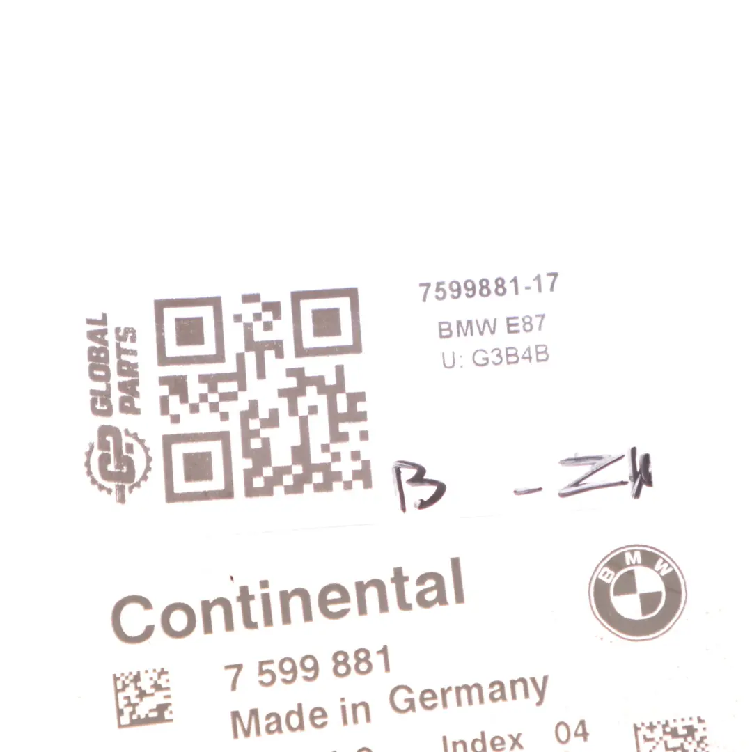BMW 1 Series E81 E87 LCI 116i 1.6 Petrol N43 ECU Kit 7599881 DME CAS3 Key Manual