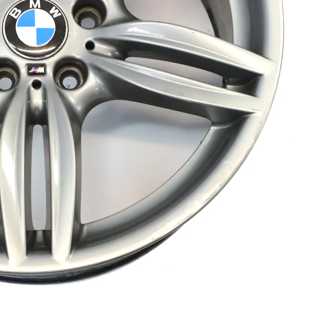 BMW F10 F12 Silver Rear Wheel Alloy Rim M Double Spoke 351 9J 19" ET:44 7842653