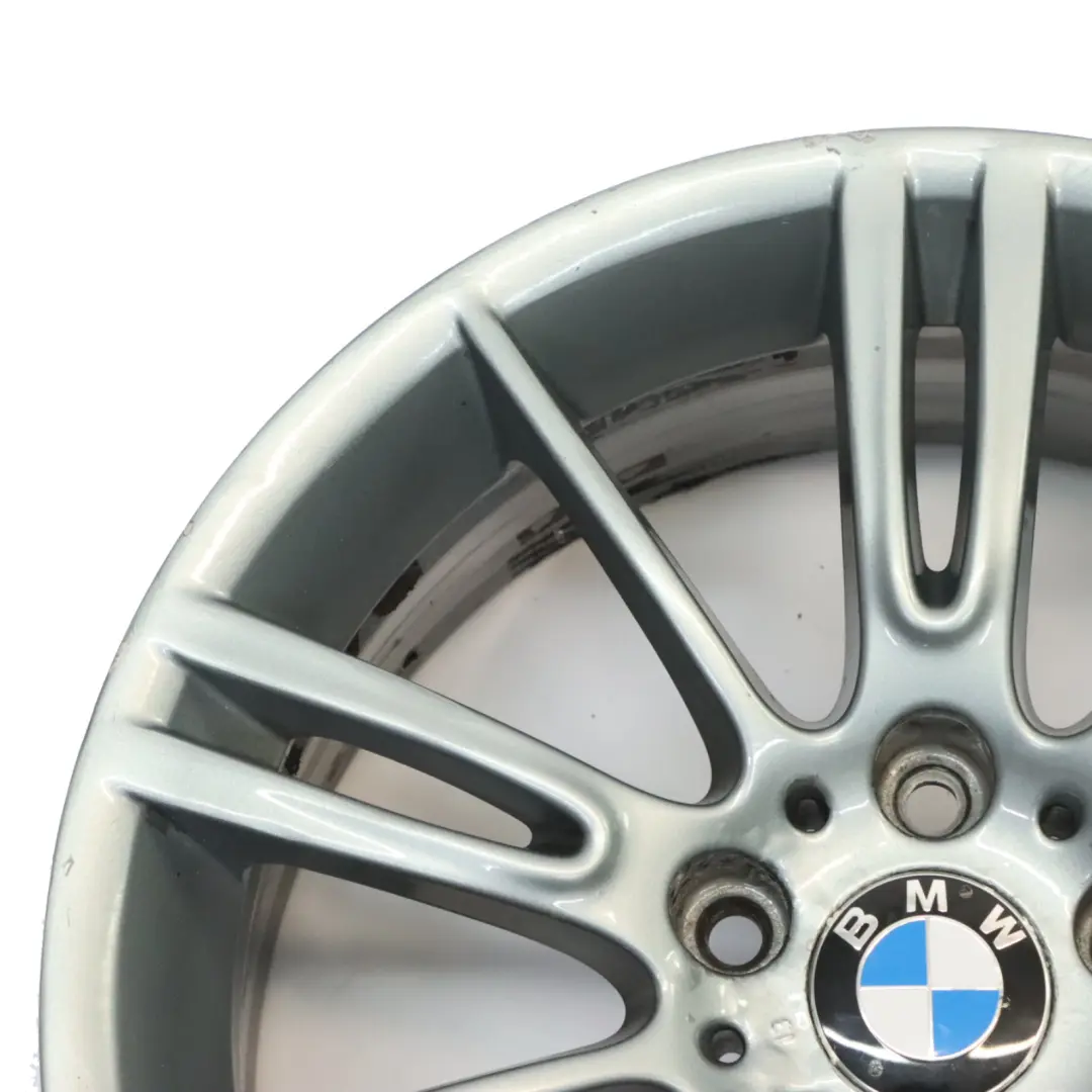 BMW E90 E91 Srebrna Felga Aluminiowa Tylna 18" ET37 8.5JM Spider Spoke 193