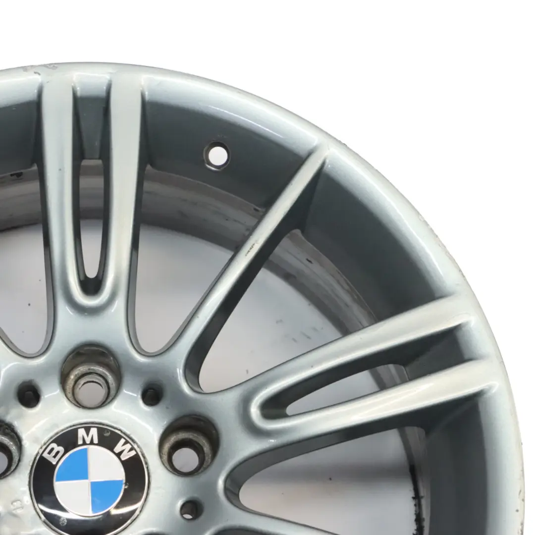 BMW E90 E91 Srebrna Felga Aluminiowa Tylna 18" ET37 8.5JM Spider Spoke 193