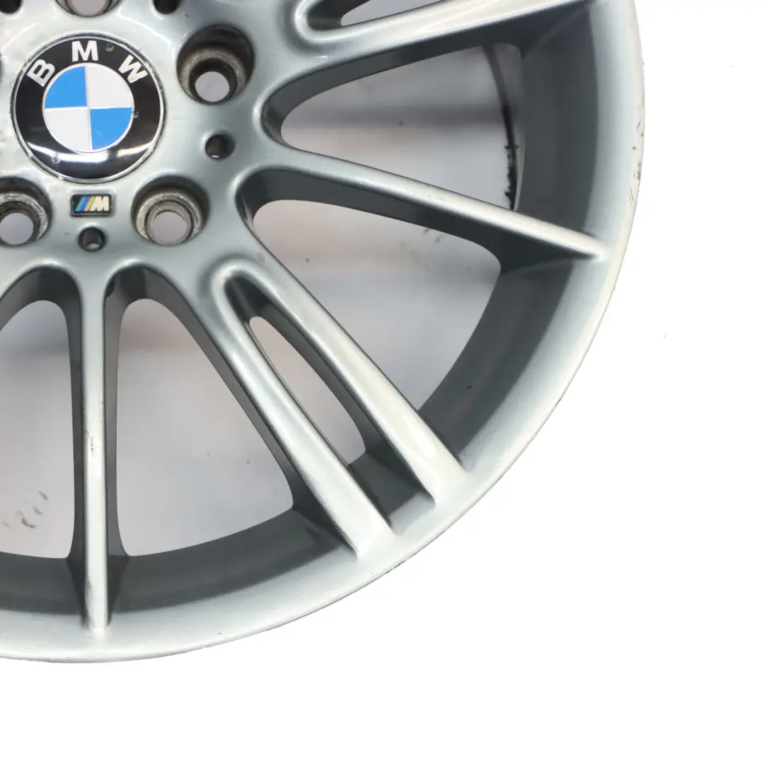 BMW E90 E91 Srebrna Felga Aluminiowa Tylna 18" ET37 8.5JM Spider Spoke 193