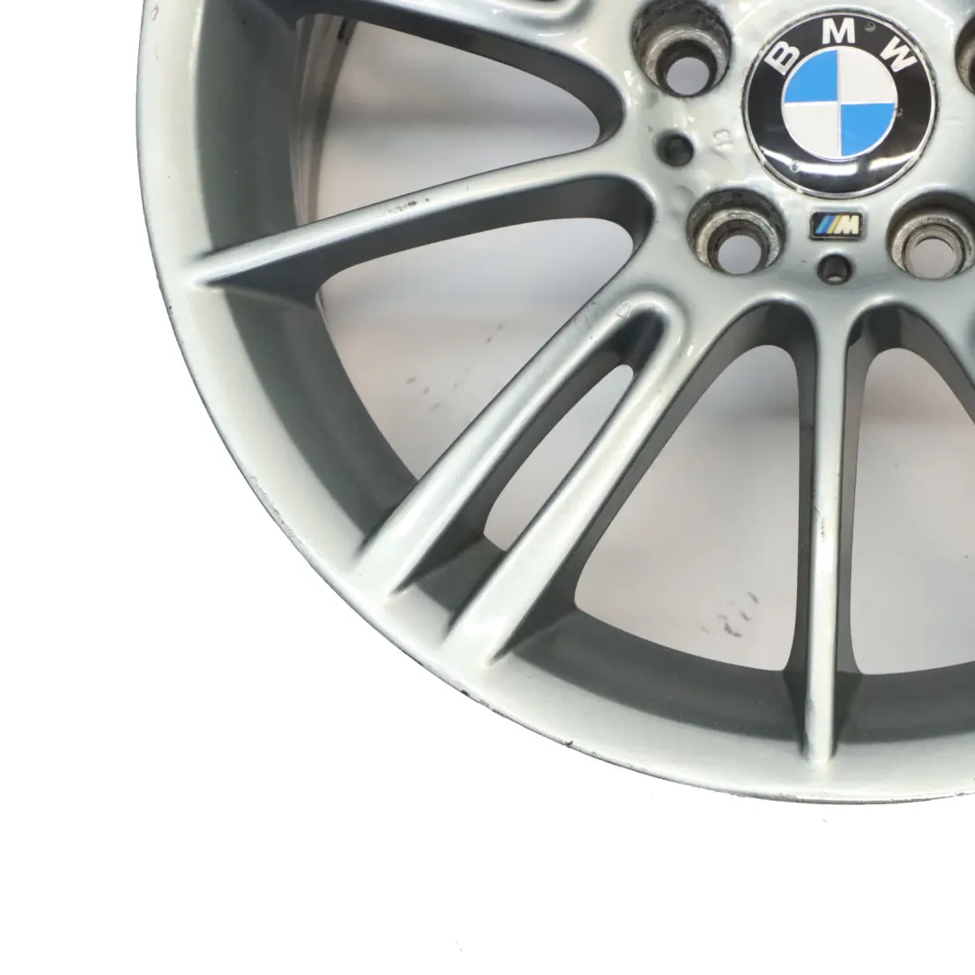 BMW E90 E91 Srebrna Felga Aluminiowa Tylna 18" ET37 8.5JM Spider Spoke 193