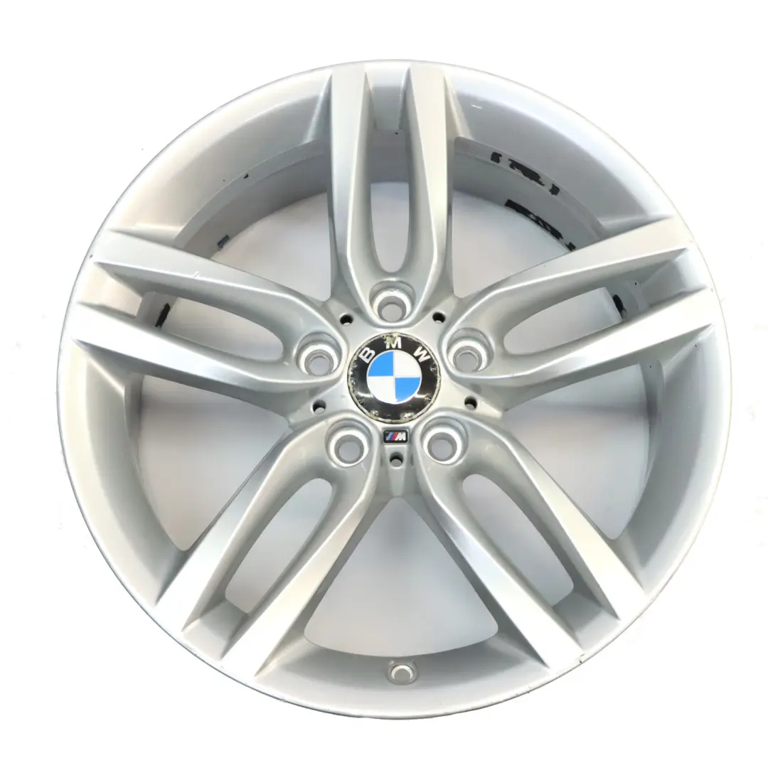 Llanta de aleación plateada BMW F20 F21 18" 7,5J ET:45 M Doble radio 461 7846784