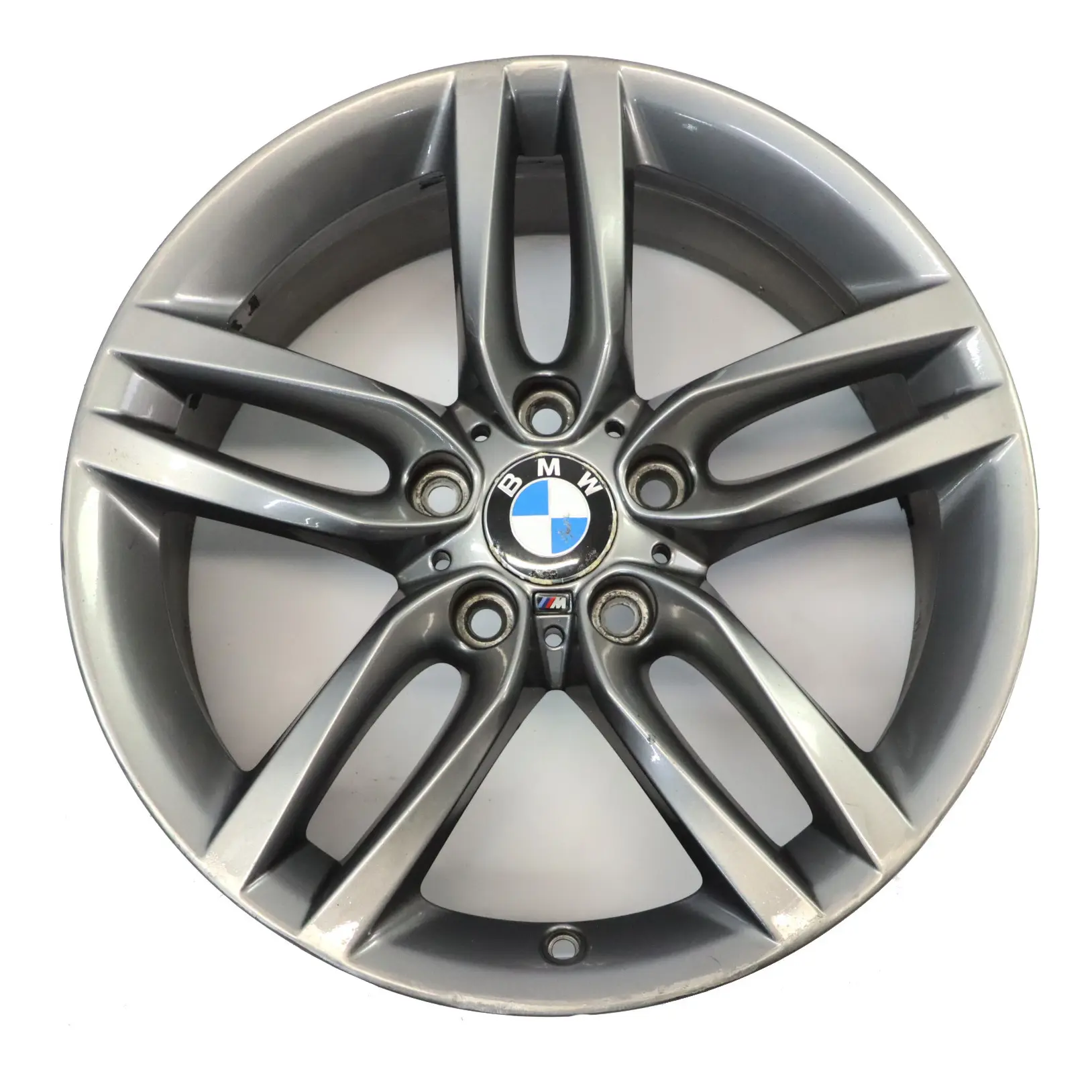 BMW F20 Ferric Grau Leicht metall felge hinten 18" 8J ET:52 M Doppelspeiche 461