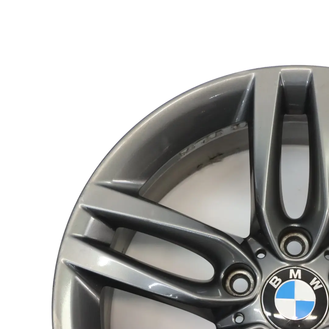 BMW F20 F21 Ferric Grau Alufelge Hinten 18" 8J ET:52 M Doppelspeiche 461