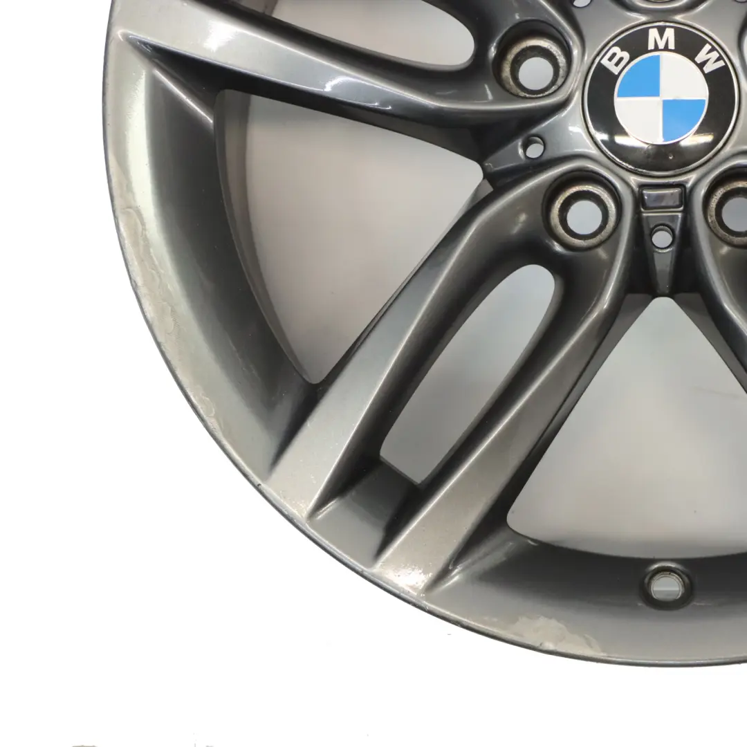 Llanta aleación trasera BMW F20 F21 Gris Férrico 18" 8J ET:52 M Doble Radio 461