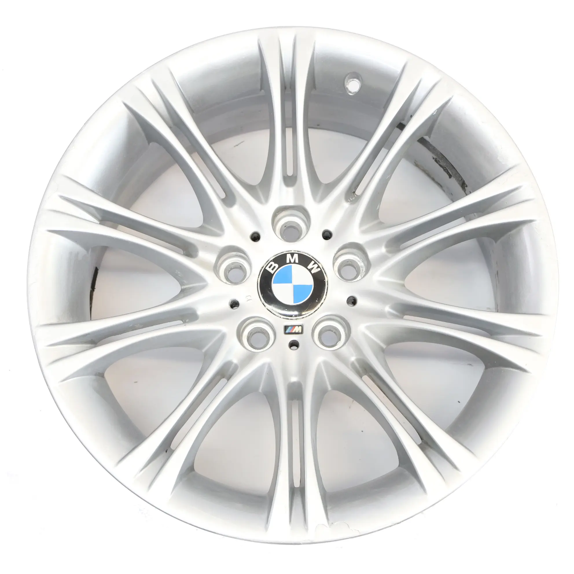 BMW Serie 5 E60 E61 Llanta de aleación de plata 18" 8J ET:20 M Doble Radio 135