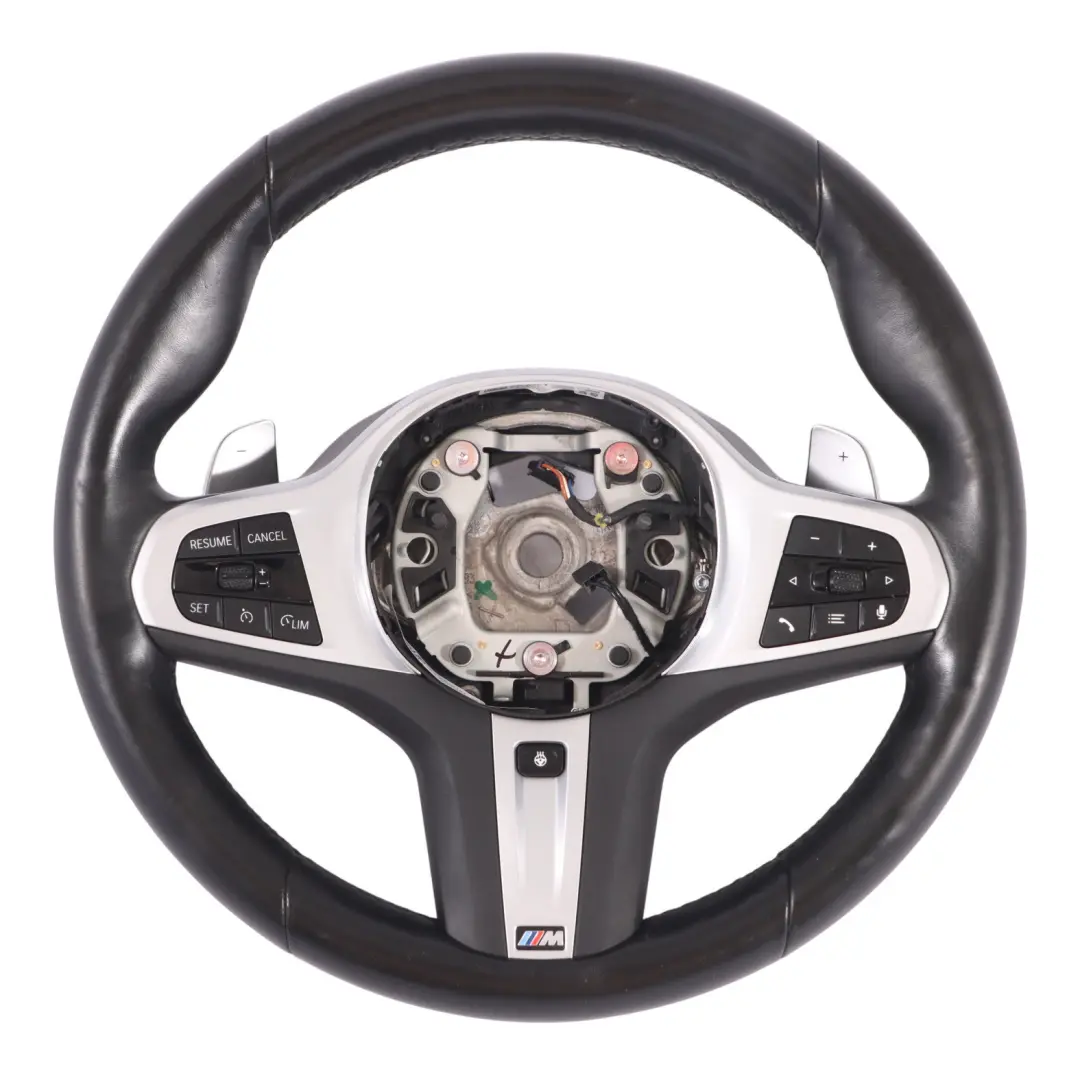 Steering Wheel BMW G30 G31 G32 X5 G05 M Sport Black Leather Paddle Shift Heated