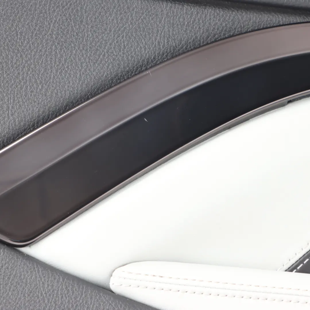 Door Card BMW F82 F83 M4 Front Left N/S Door Lining Leather Merino Silverstone