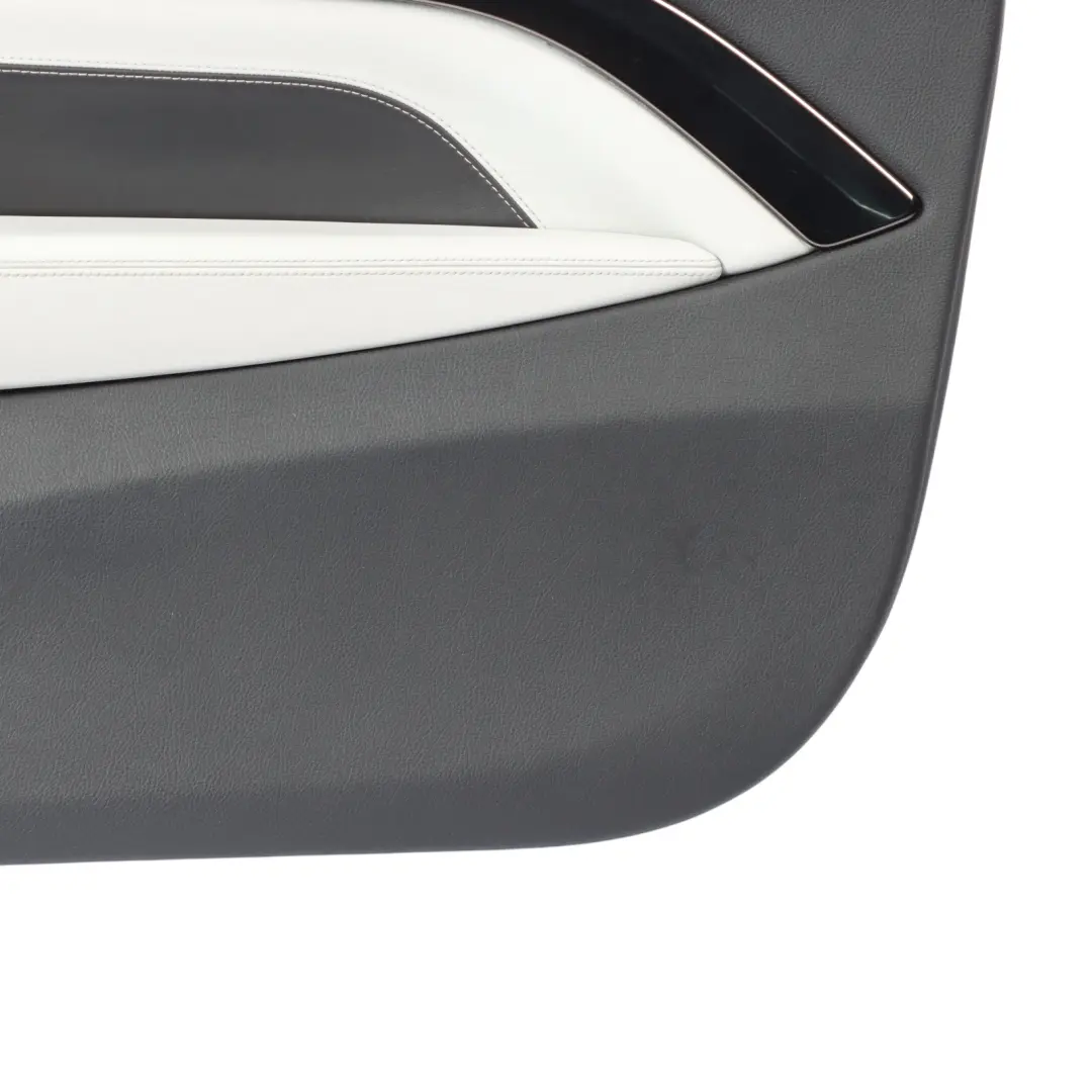 Door Card BMW F82 F83 M4 Front Right O/S Door Lining Leather Merino Silverstone