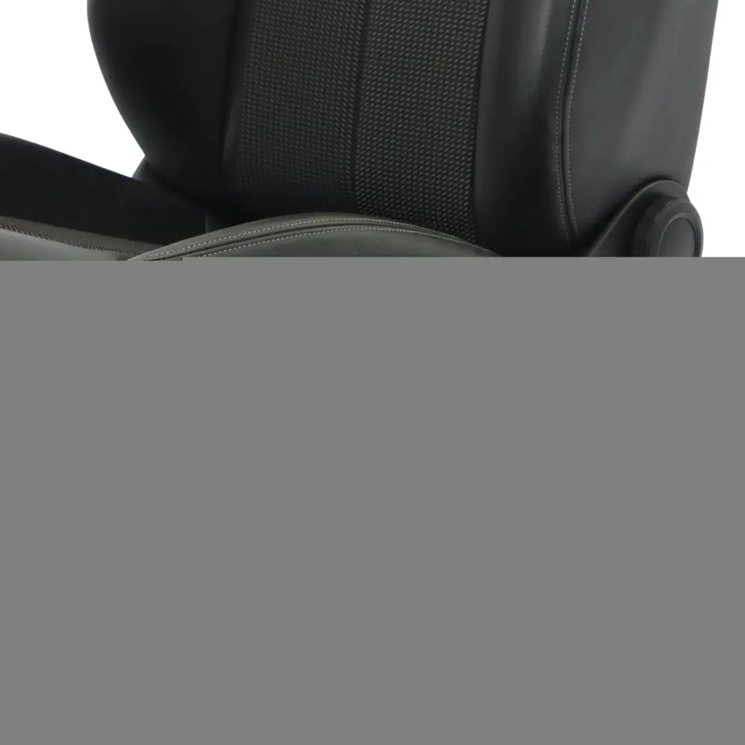 Audi Q2 GA Asiento Delantero Izquierdo Interior S Line Medio Cuero Negro Gris