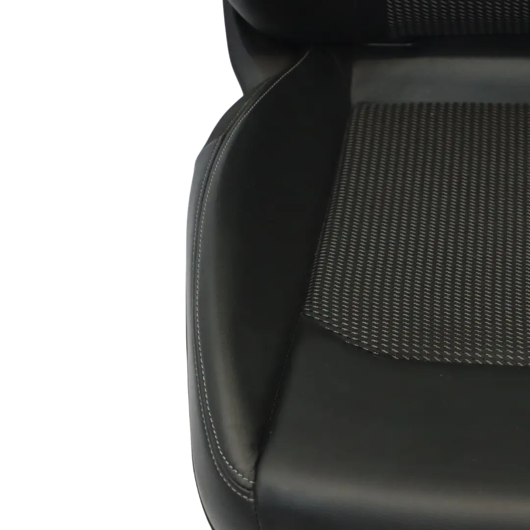 Audi Q2 GA Asiento Delantero Izquierdo Interior S Line Medio Cuero Negro Gris