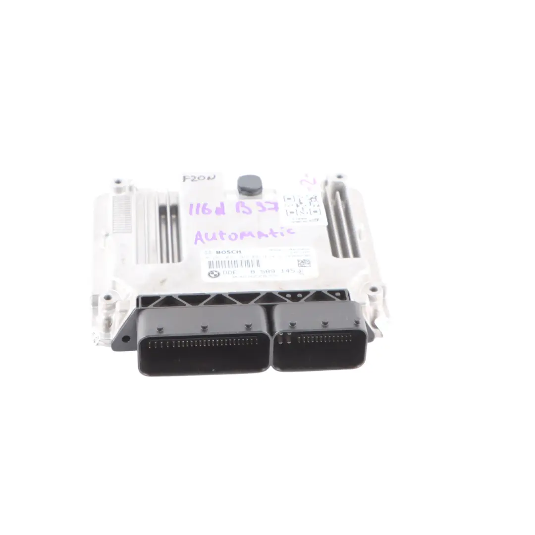BMW F20 LCI 116d B37 Engine Control Unit Module ECU DDE 8589145 Automatic