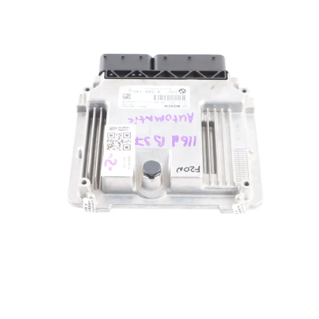 BMW F20 LCI 116d B37 Engine Control Unit Module ECU DDE 8589145 Automatic