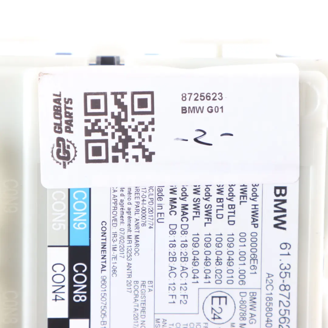 BMW X3 G01 ECU Body Control Module Unit 8725623