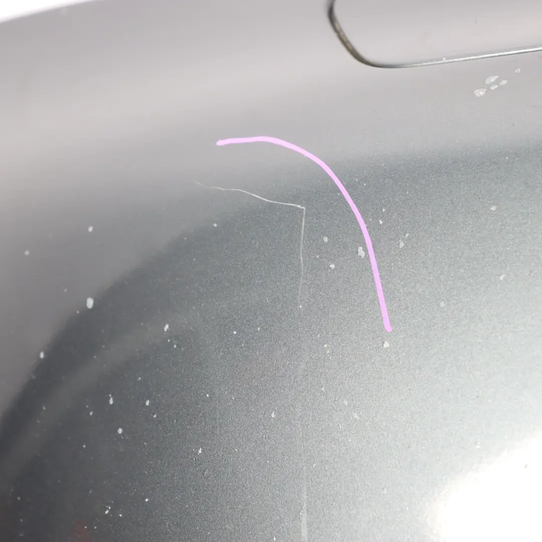 Audi S4 B6 Front Bumper Trim Panel Cover Dolphin Grey Metallic - X7Z