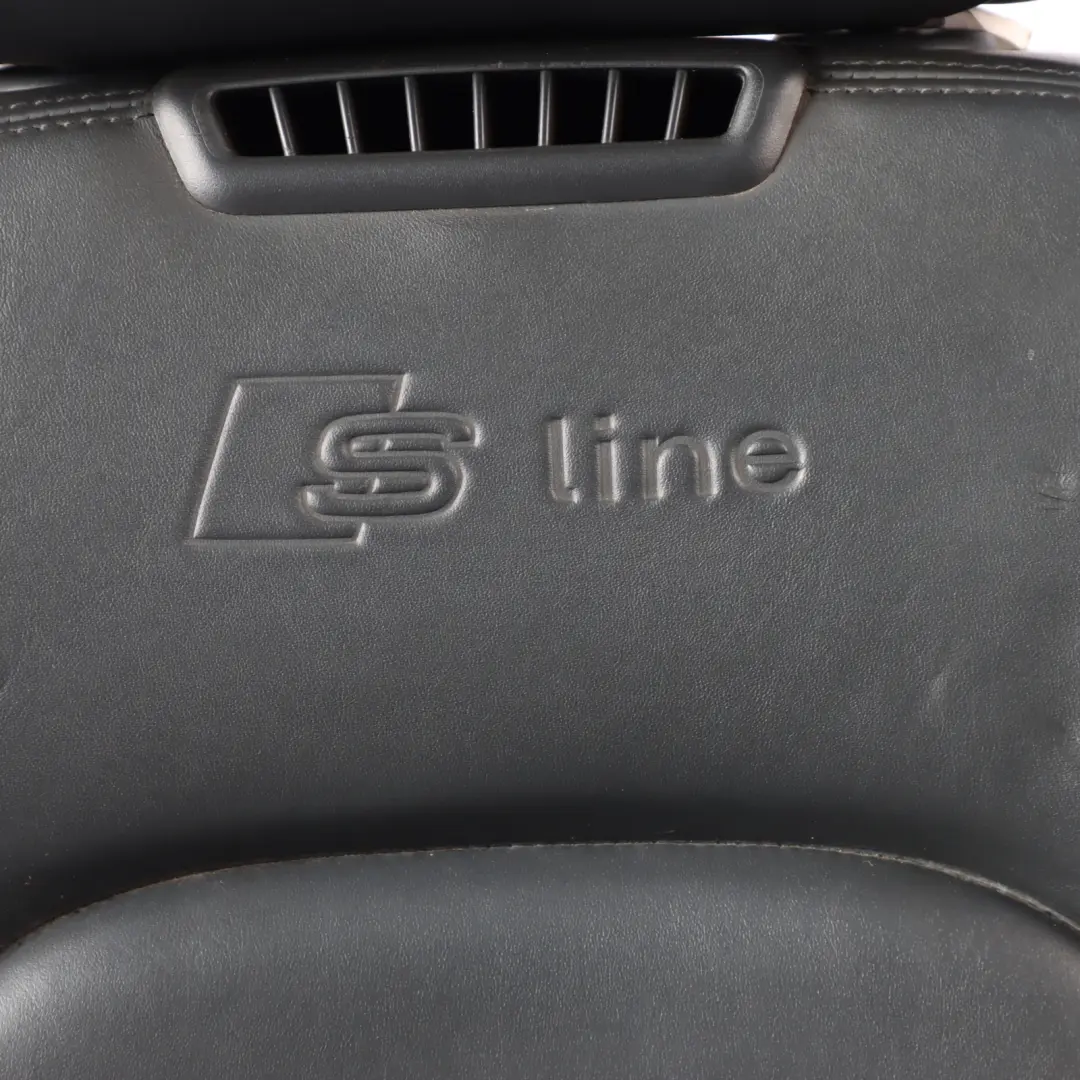 Audi A5 8F Cabrio Front Seat S-Line Heated Ventilated Left N/S Leather Black