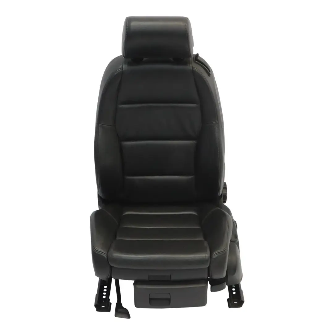 Audi A4 B7 8H Asiento Deportivo Convertible Delantero Izquierdo Cuero Negro Soul