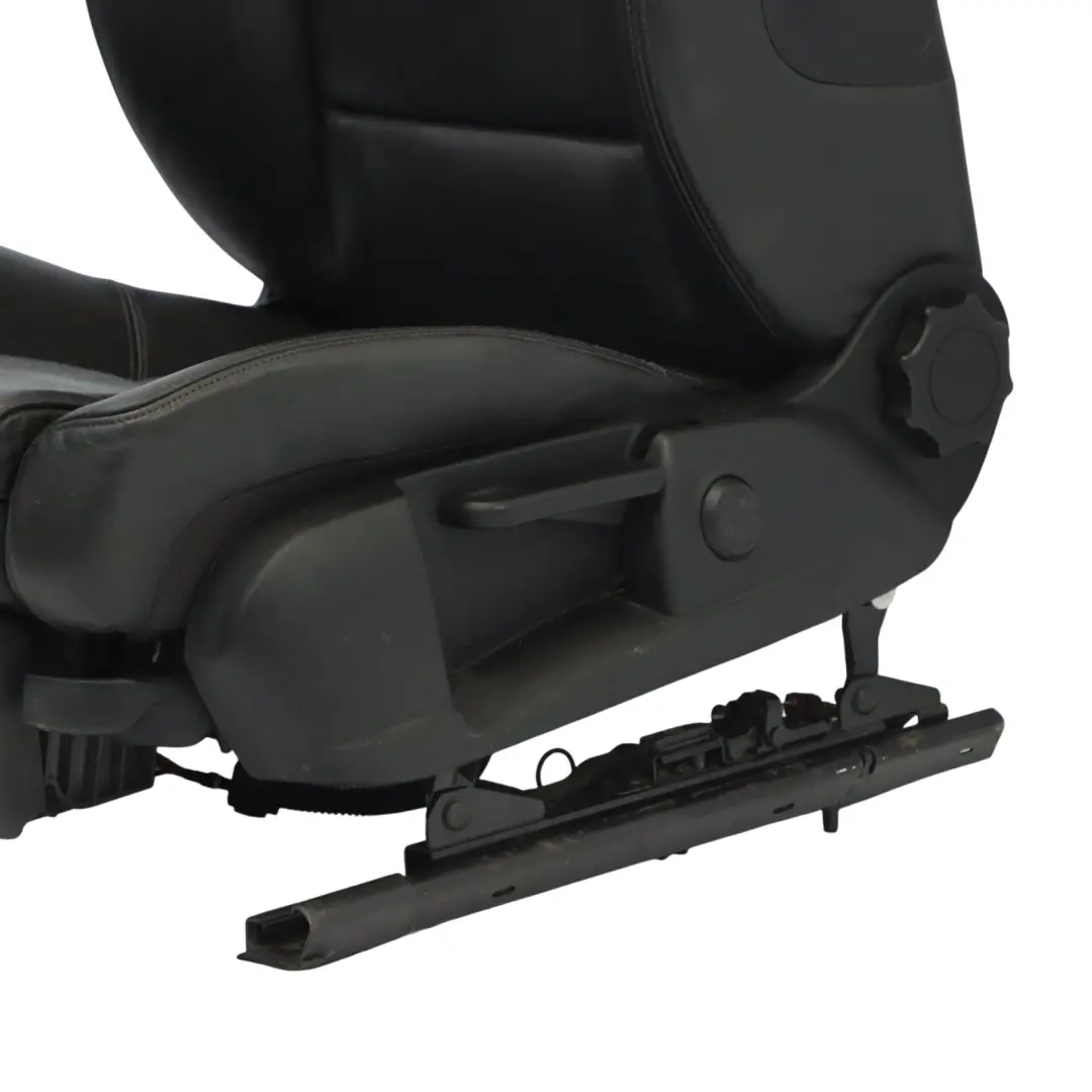 Audi A4 B7 8H Asiento Deportivo Convertible Delantero Izquierdo Cuero Negro Soul