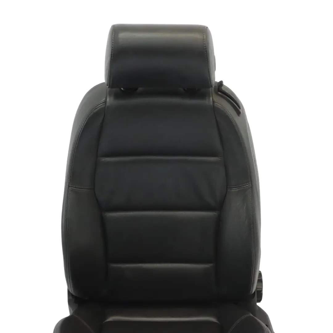 Audi A4 B7 8H Asiento Deportivo Convertible Delantero Izquierdo Cuero Negro Soul