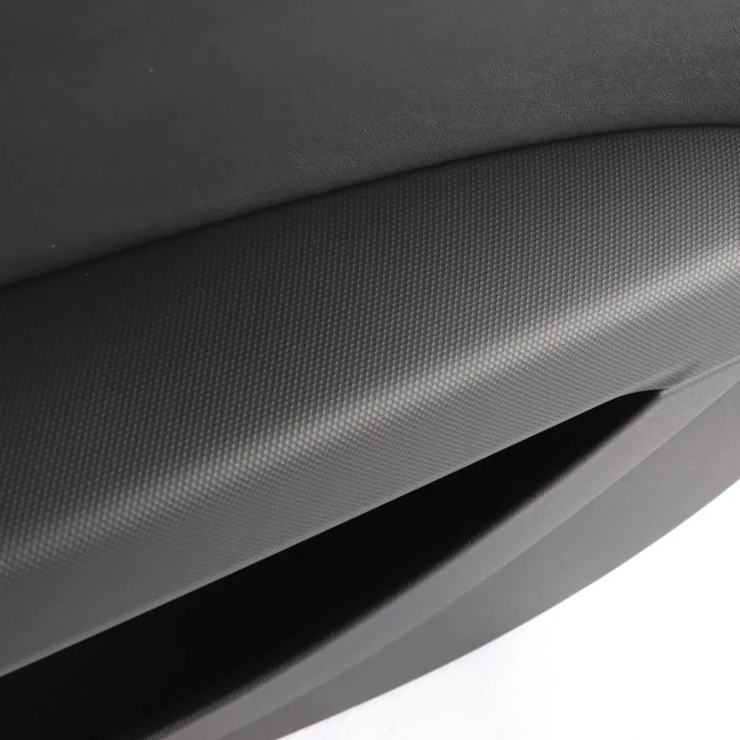 Audi TT 8J Front Door Card Lining Trim Panel Leather Black Right O/S 8J2867104