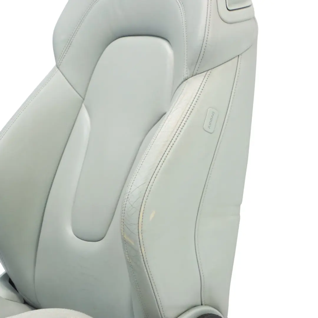 Audi TT 8J Coupe Sport Seat Front Left N/S Feinnappa Leather Ice Blue