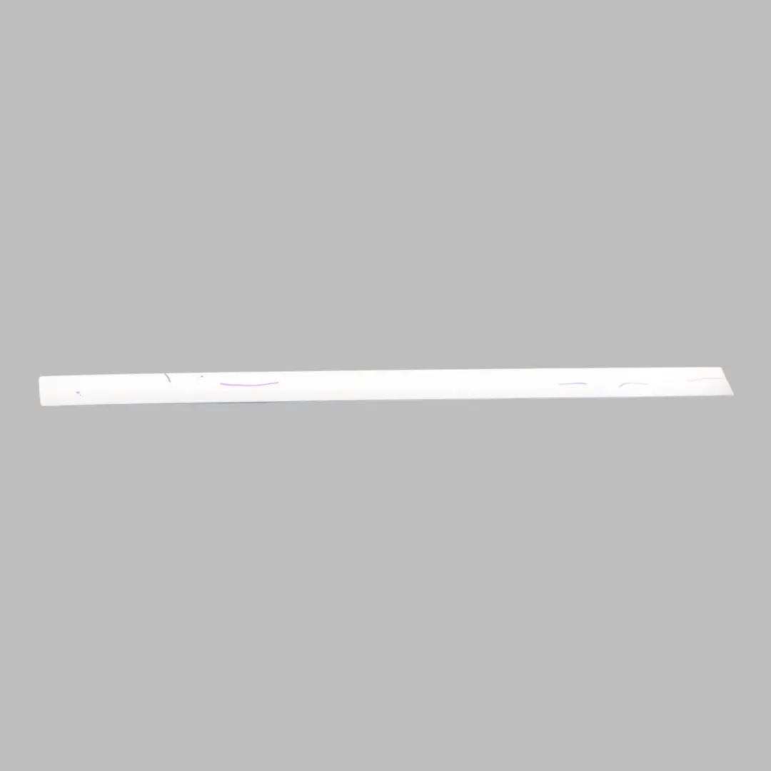 Audi A3 8P Front Door Trim Moulding Strip Left N/S Ibis White - Y9C 8P4853959E