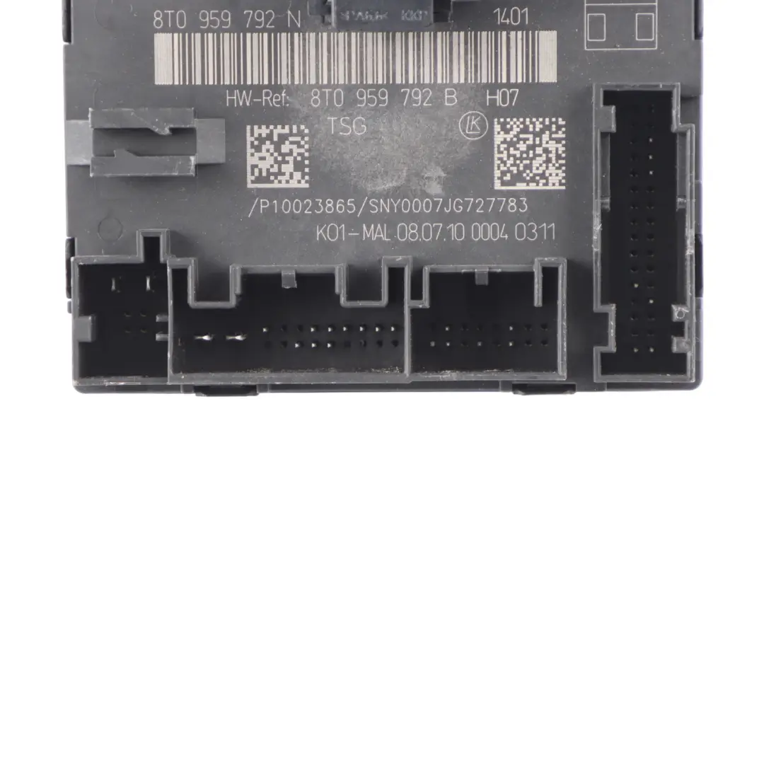 Audi A5 8T Front Door Module Control Unit Module ECU Left N/S 8T0959792B