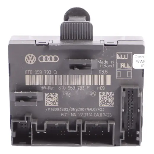 Audi A4 B8 Front Door Control Module Unit Driver's Side 8T0959793Q