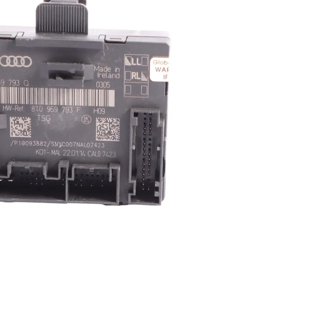 Audi A4 B8 Front Door Control Module Unit Driver's Side 8T0959793Q