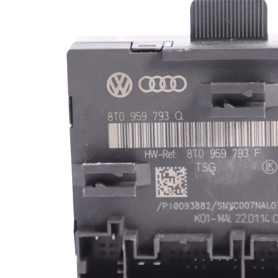 Audi A4 B8 Front Door Control Module Unit Driver's Side 8T0959793Q