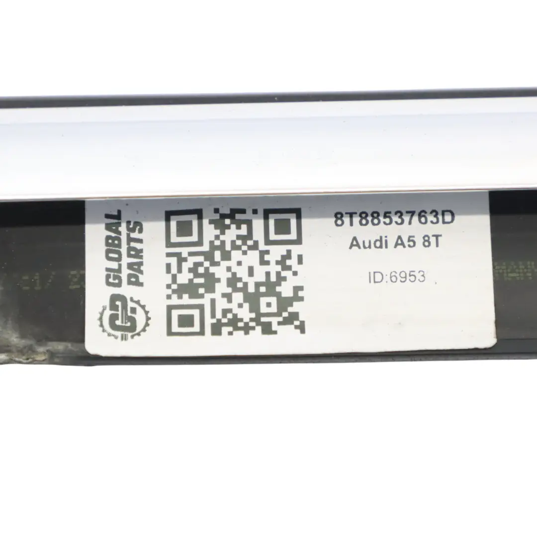 Audi A5 8T Hintere Wetterschutzleiste Zierleiste Links Chrom 8T8853763D