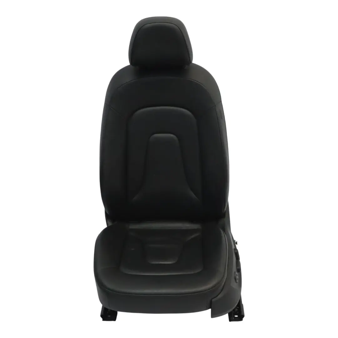 Audi A5 8T Sportback Asiento Delantero Izquierdo Cuero Eléctrico Soul Negro