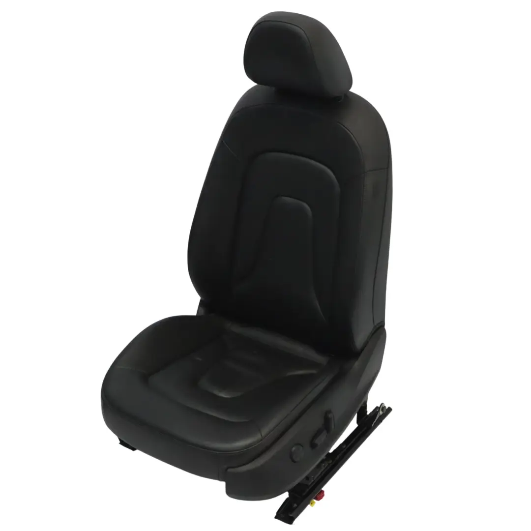 Audi A5 8T Sportback Asiento Delantero Izquierdo Cuero Eléctrico Soul Negro