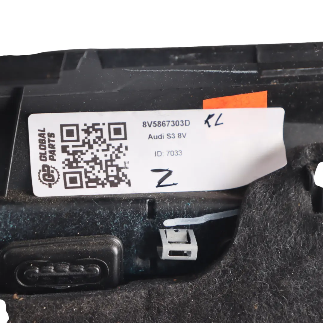 Audi A3 S3 8V Door Card Trim Panel Front Left N/S 8V5867303D