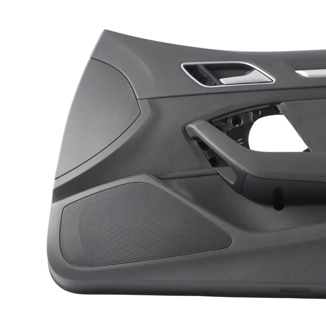 Audi S3 8V Cabrio Front Door Card Trim Panel Right O/S Black Leather 8V7867104A