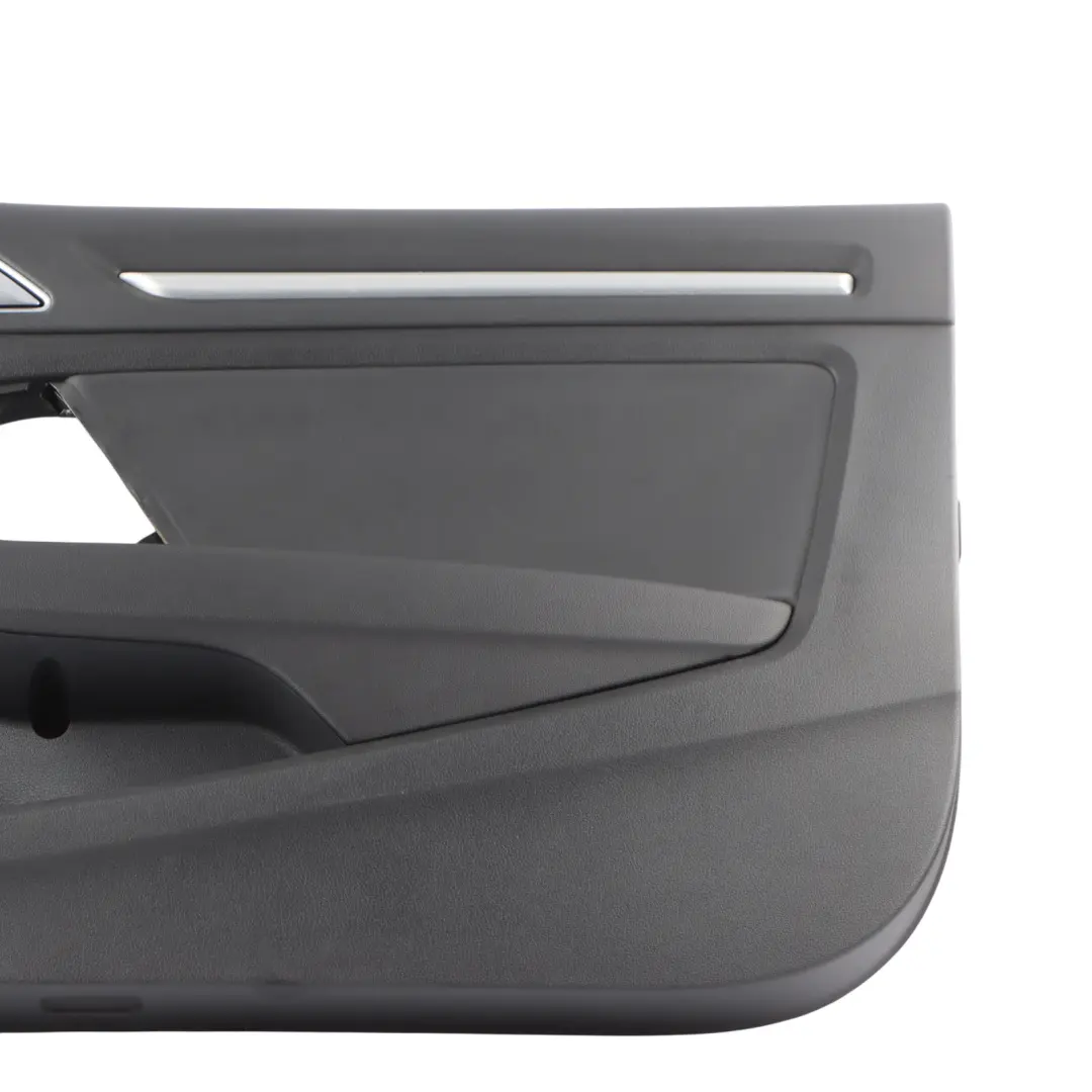 Audi S3 8V Cabrio Front Door Card Trim Panel Right O/S Black Leather 8V7867104A