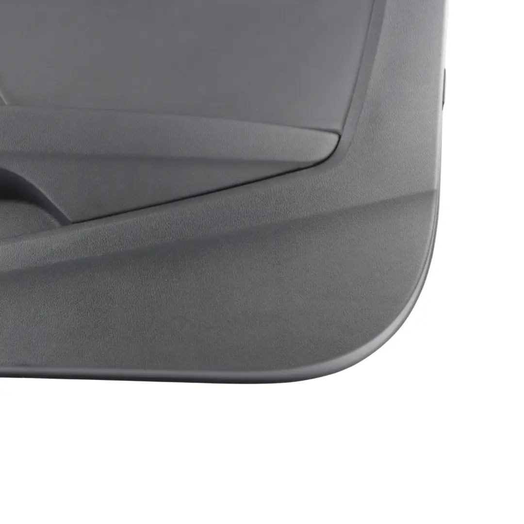 Audi S3 8V Cabrio Front Door Card Trim Panel Right O/S Black Leather 8V7867104A