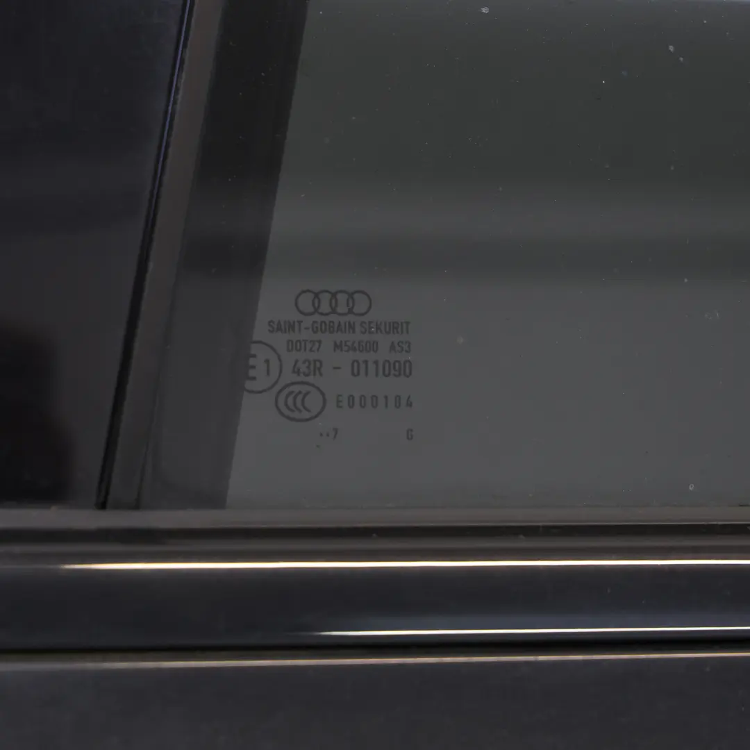 Audi A4 S4 B9 Avant Rear Door Left N/S Mythical Black Metallic - Y9T