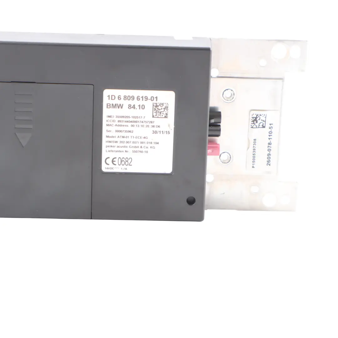 BMW F83 M4 Telematic Control module Comunication Unit ATM ECE 4G 6809619