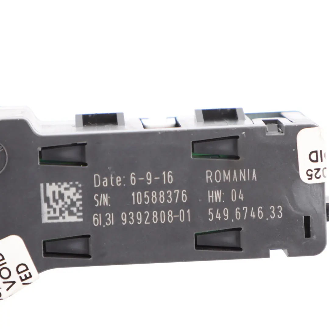 BMW F45 Active Tourer Hybrid Mode Switch Control Module 9392808