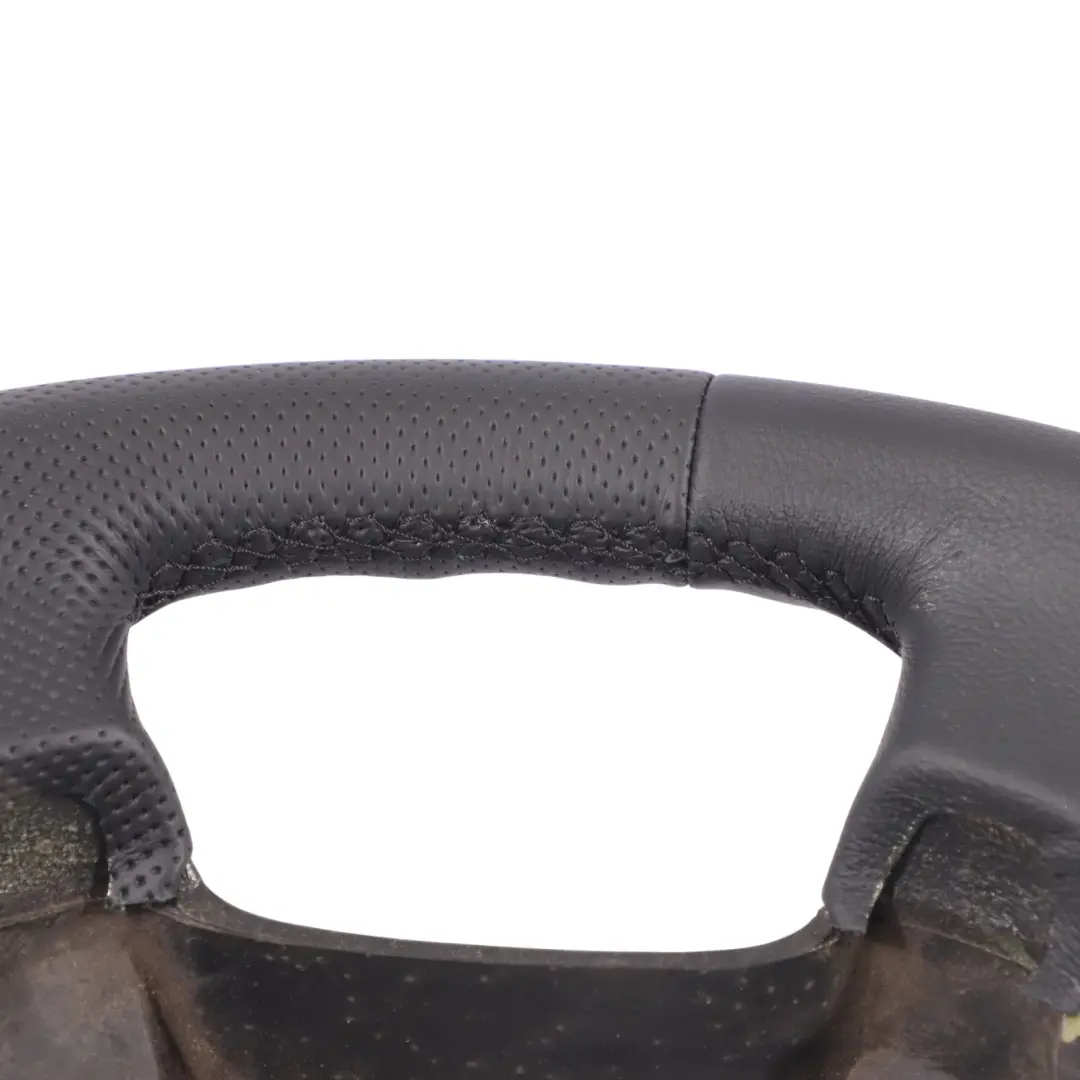 Mercedes W124 S124 C124 NEW Black Leather Steering Wheel Black Threads