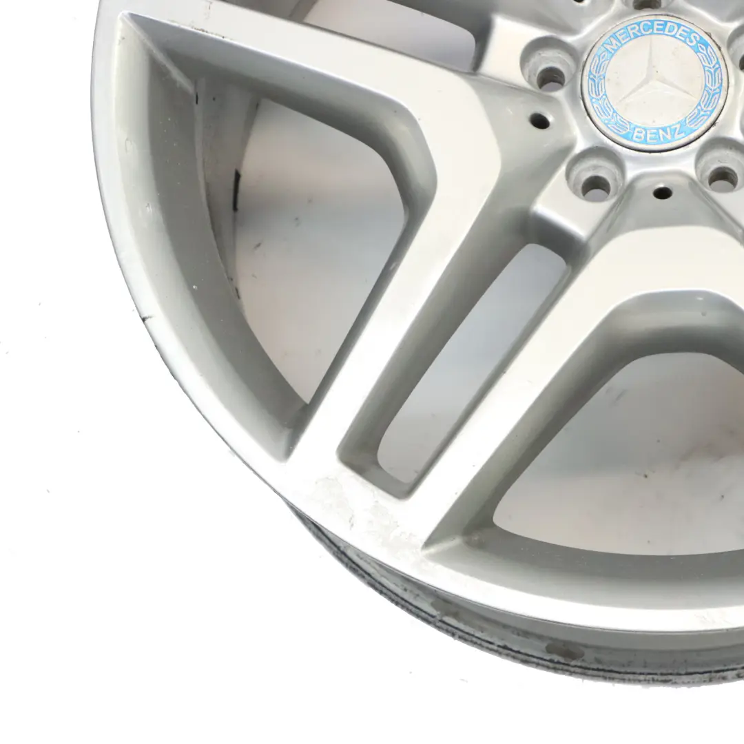 Mercedes ML W166 AMG Silver Alloy Wheel Rim 21" Star Spoke 10J ET:46 A1664012502