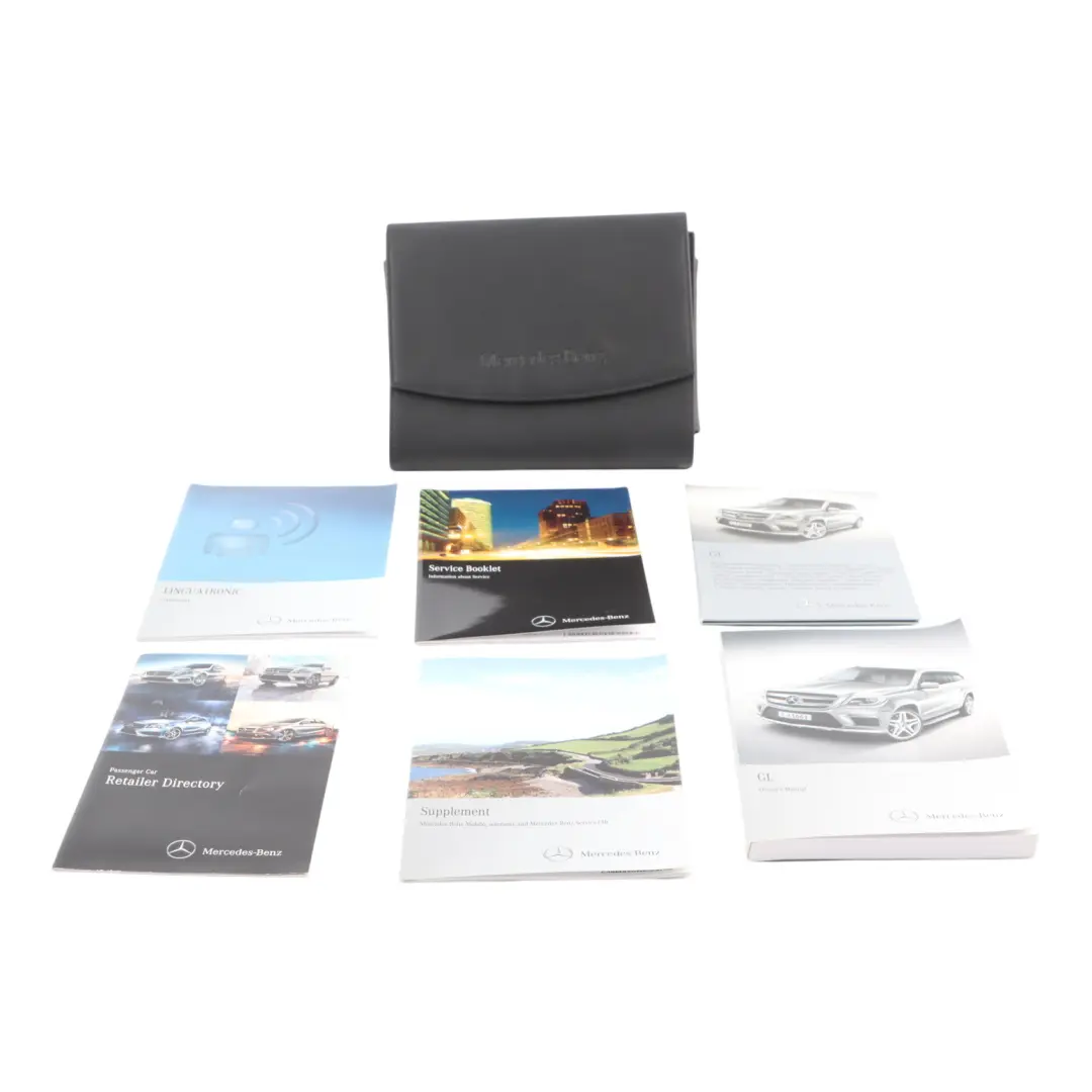 Owner's Handbook Mercedes X166 Service Booklet Instructions Pouch Case Wallet