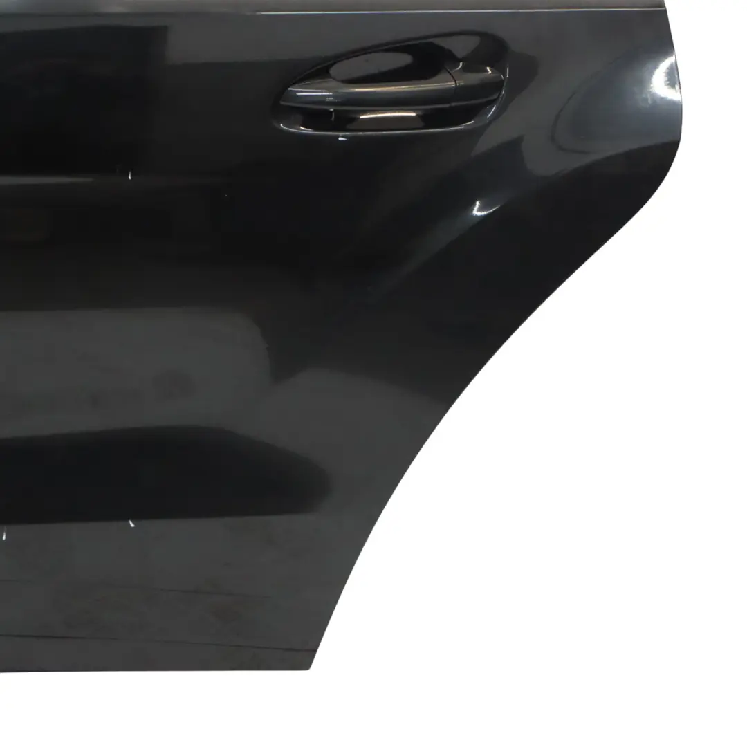 Mercedes ML X166 Door Rear Left N/S Obsidian Black Metallic - 197