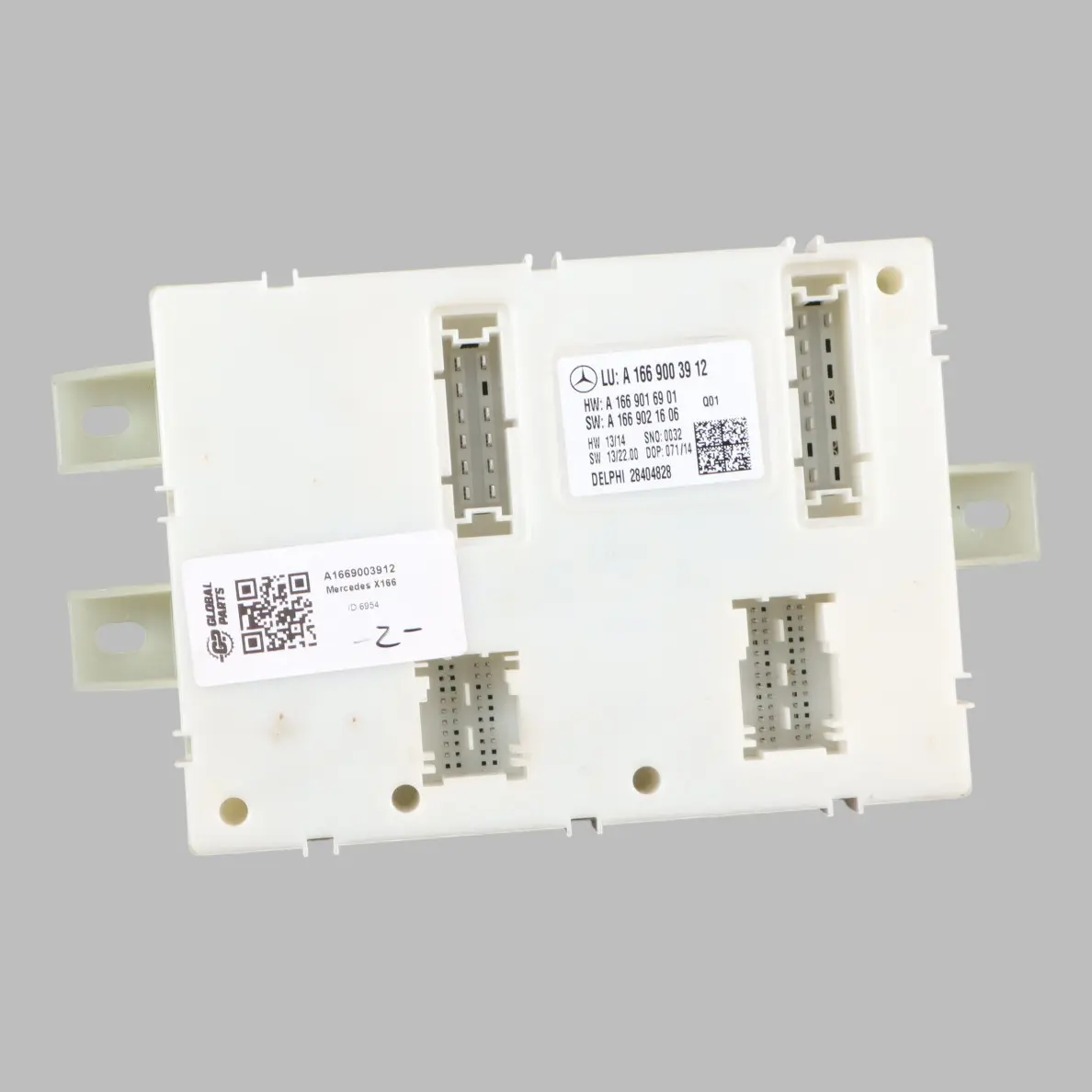 Mercedes X166 Rear SAM Control Fuse Box Module Unit ECU A1669003912