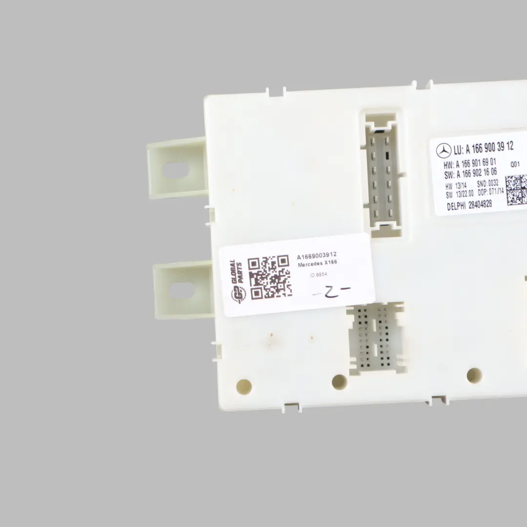 Mercedes X166 Rear SAM Control Fuse Box Module Unit ECU A1669003912