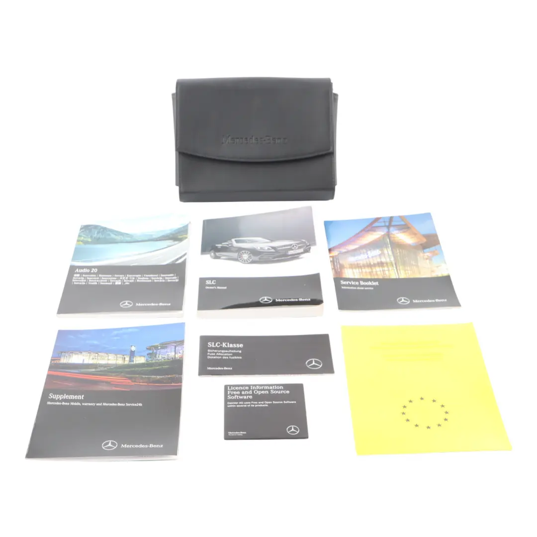 Mercedes SLK R172 Owner's Manual Handbook Booklets Case Wallet A1725840881