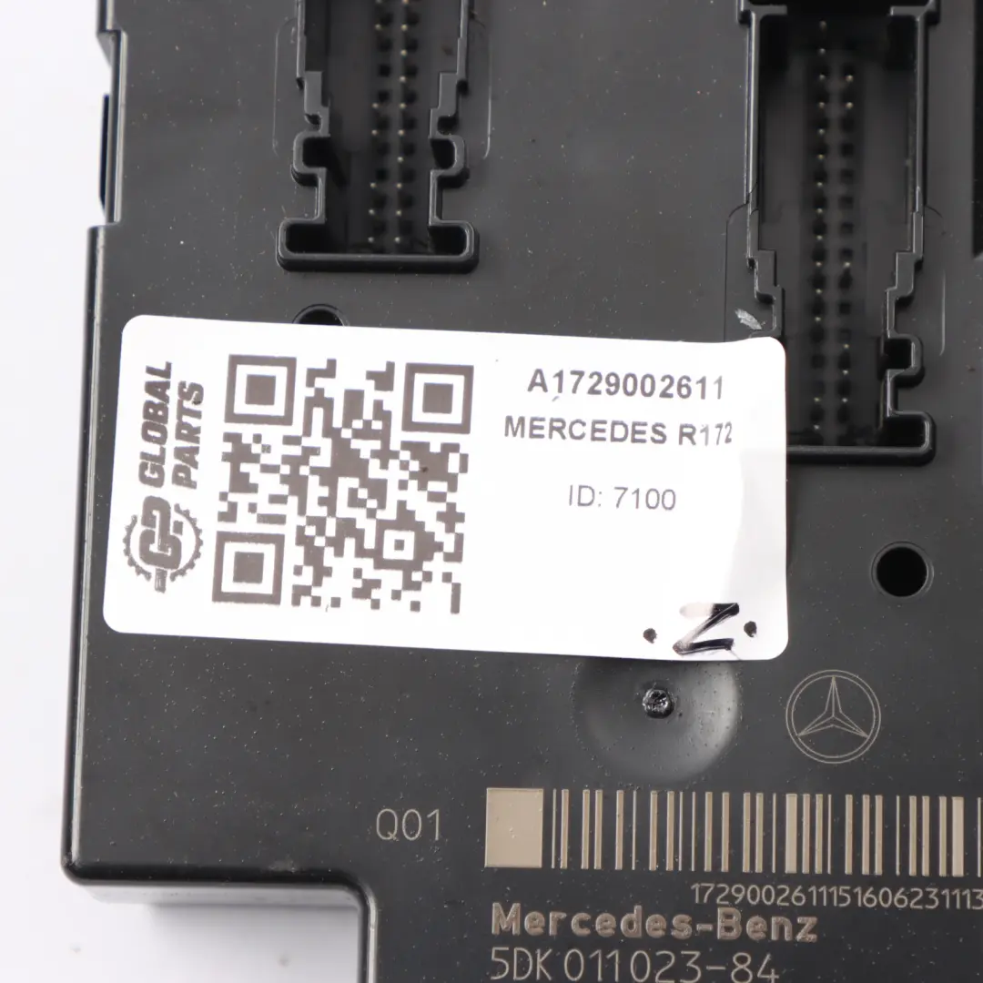 Mercedes SLK R172 Rear Fuse Box Relay Control Unit SAM Body Module A1729002611