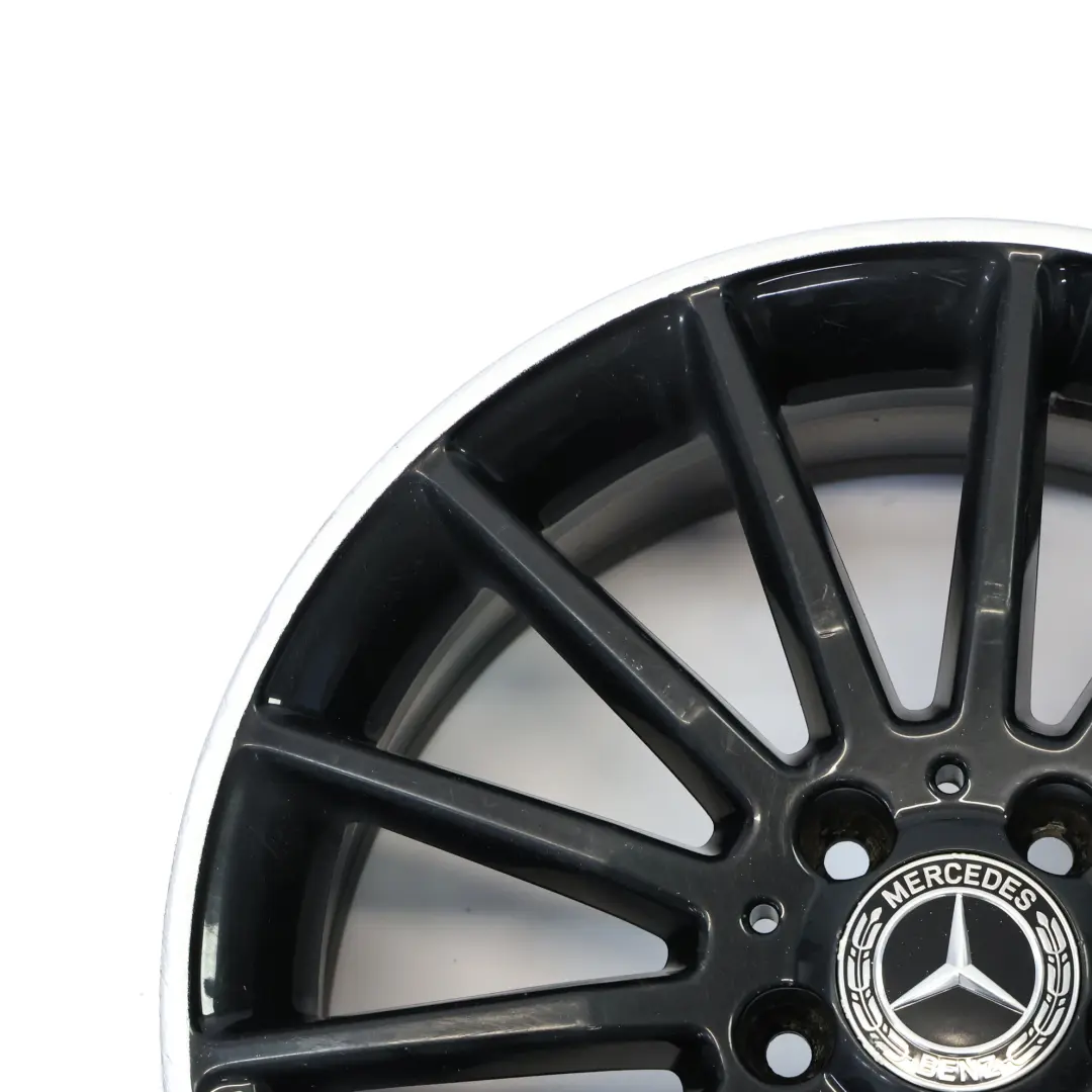 Mercedes W176 W246 AMG Llanta de aleación negra 18" ET:52 7.5J A1764010200